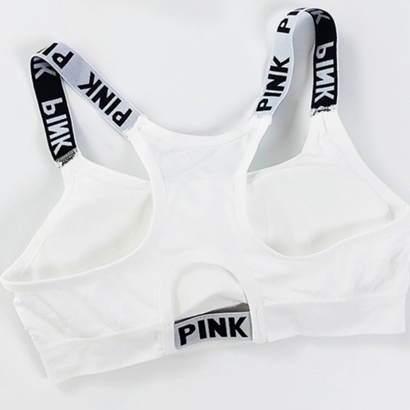 Bras Other - NEW White Sports Bras  Black Pink   Print Medium